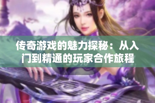 传奇游戏的魅力探秘：从入门到精通的玩家合作旅程