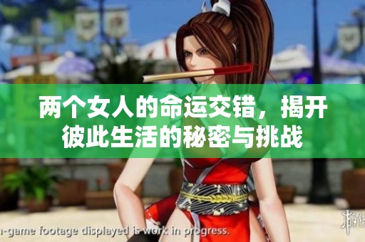 两个女人的命运交错，揭开彼此生活的秘密与挑战