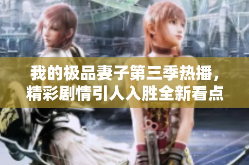 我的极品妻子第三季热播，精彩剧情引人入胜全新看点曝光