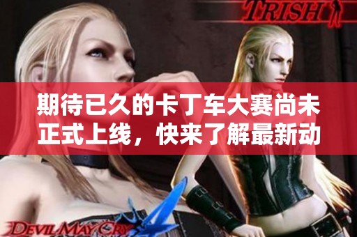 期待已久的卡丁车大赛尚未正式上线，快来了解最新动态！