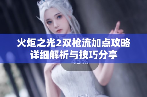 火炬之光2双枪流加点攻略详细解析与技巧分享