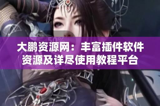 大鹏资源网：丰富插件软件资源及详尽使用教程平台