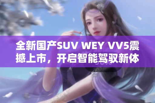 全新国产SUV WEY VV5震撼上市，开启智能驾驭新体验