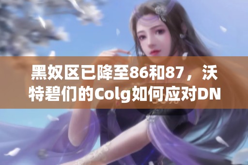 黑奴区已降至86和87，沃特碧们的Colg如何应对DNF变化