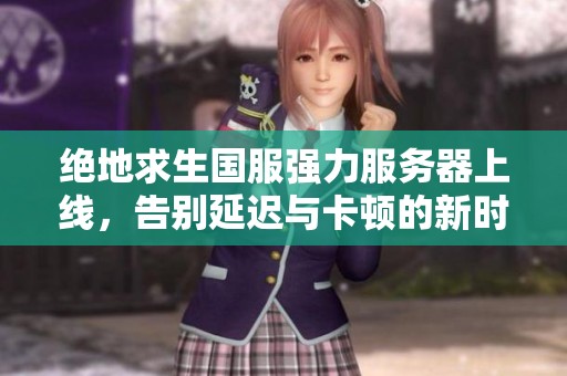 绝地求生国服强力服务器上线，告别延迟与卡顿的新时代