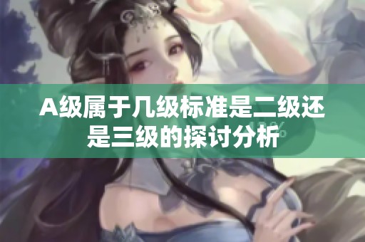 A级属于几级标准是二级还是三级的探讨分析