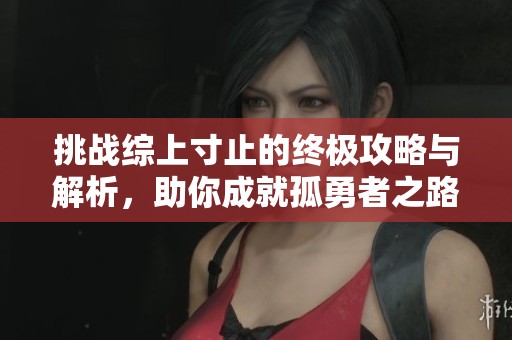 挑战综上寸止的终极攻略与解析，助你成就孤勇者之路