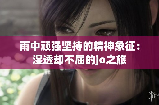 雨中顽强坚持的精神象征：湿透却不屈的jo之旅