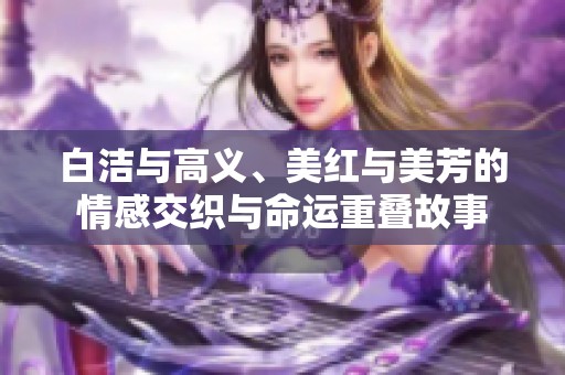 白洁与高义、美红与美芳的情感交织与命运重叠故事