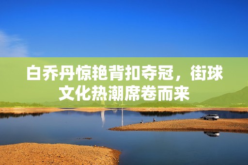 白乔丹惊艳背扣夺冠，街球文化热潮席卷而来