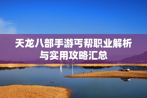 天龙八部手游丐帮职业解析与实用攻略汇总