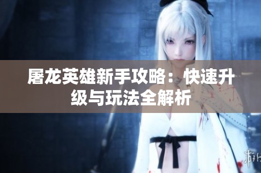 屠龙英雄新手攻略：快速升级与玩法全解析