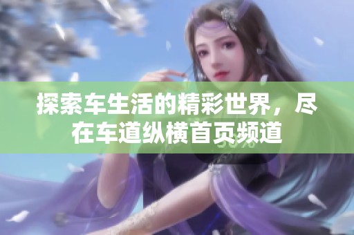 探索车生活的精彩世界，尽在车道纵横首页频道