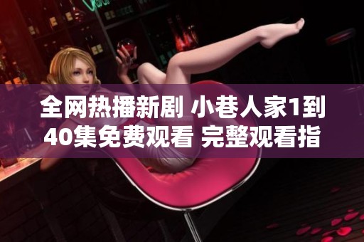 全网热播新剧 小巷人家1到40集免费观看 完整观看指南