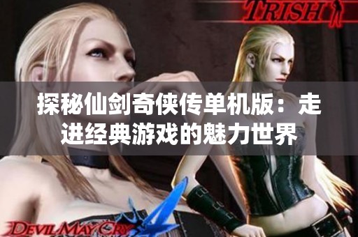 探秘仙剑奇侠传单机版：走进经典游戏的魅力世界
