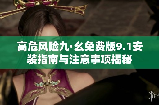 高危风险九·幺免费版9.1安装指南与注意事项揭秘