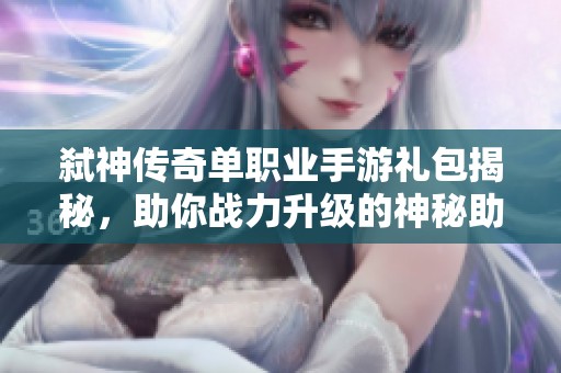 弑神传奇单职业手游礼包揭秘，助你战力升级的神秘助力礼品